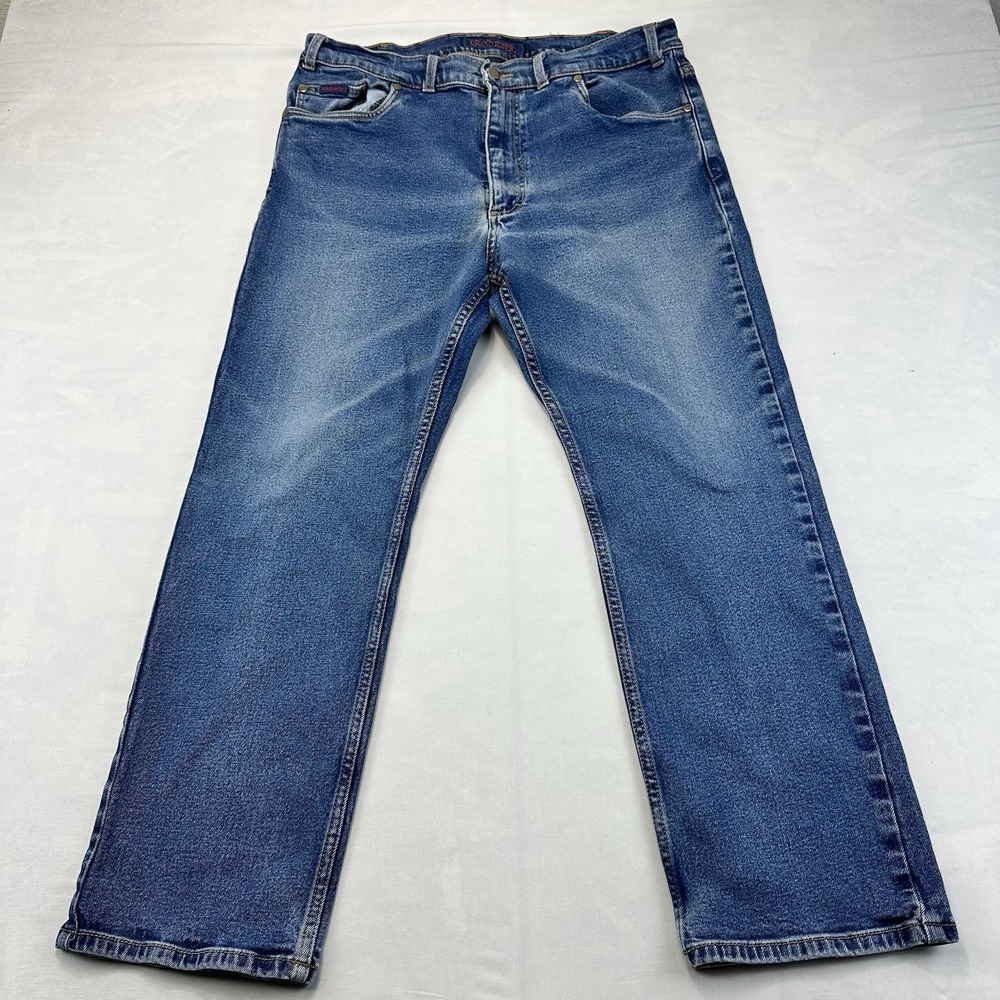 Grand River Men's 36x28 Blue Jeans Classic Fit Straight Leg Stretch Denim